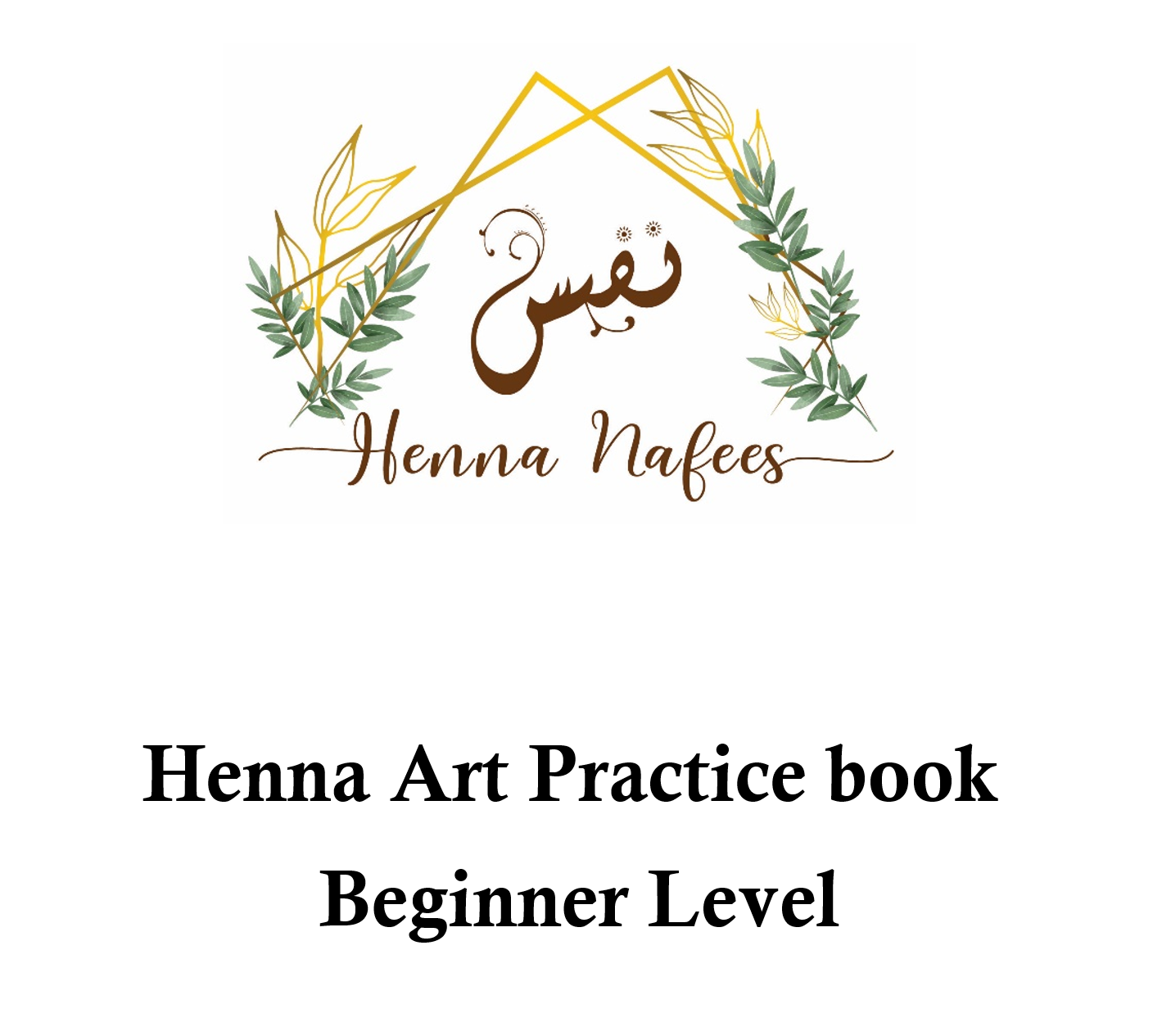 Reusable Henna Art Practice Booklet